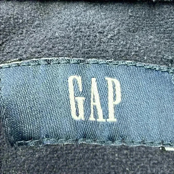 GAP Men’s Fleece 1/4 Zip Pullover Size Large Navy - Picture 3 of 11